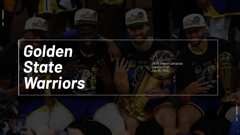 gsw creative brief